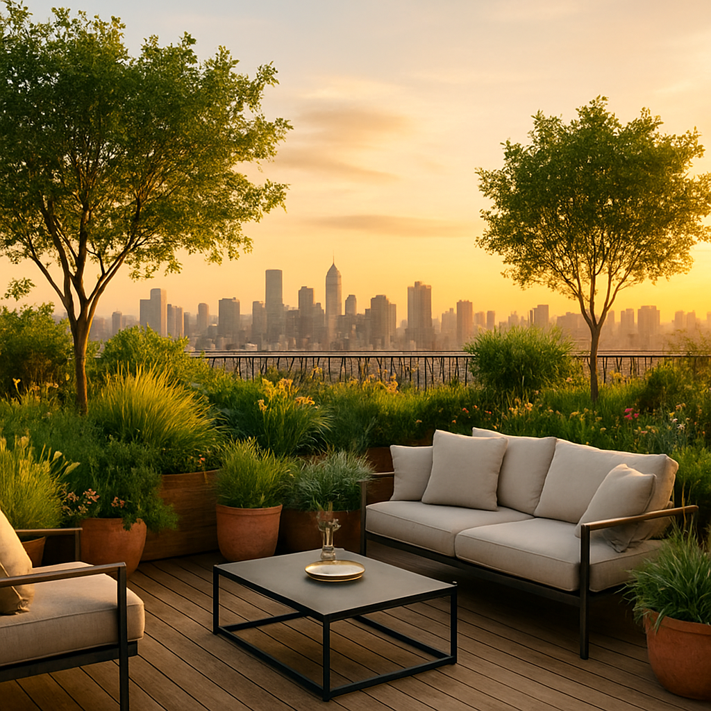 Rooftop retreats