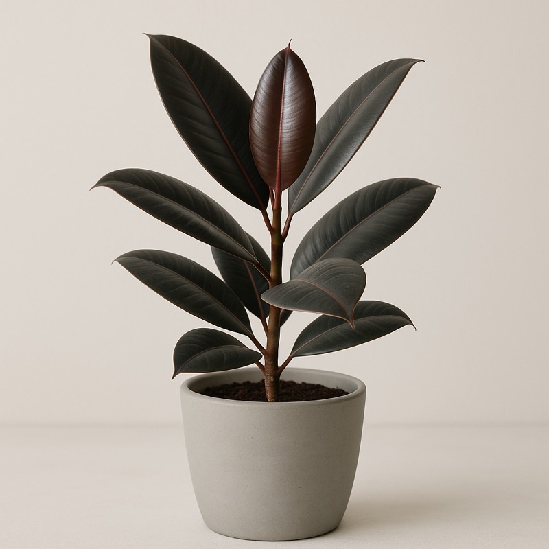 Burgundy Rubber Tree