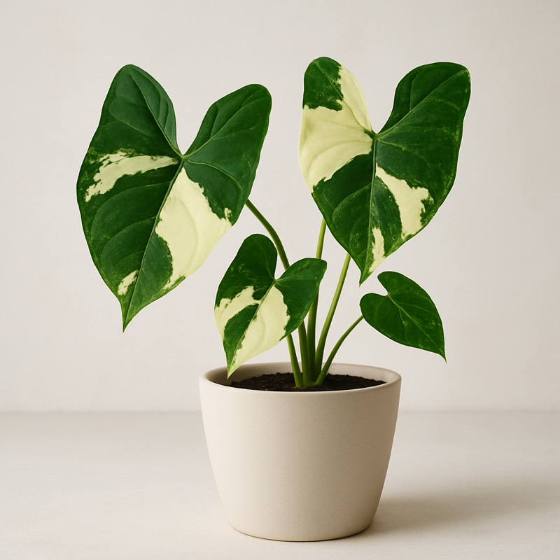 Mickey Mouse Elephant Ear, Xanthosoma Variegata