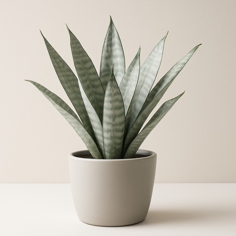 Silver Crown Snake Plant